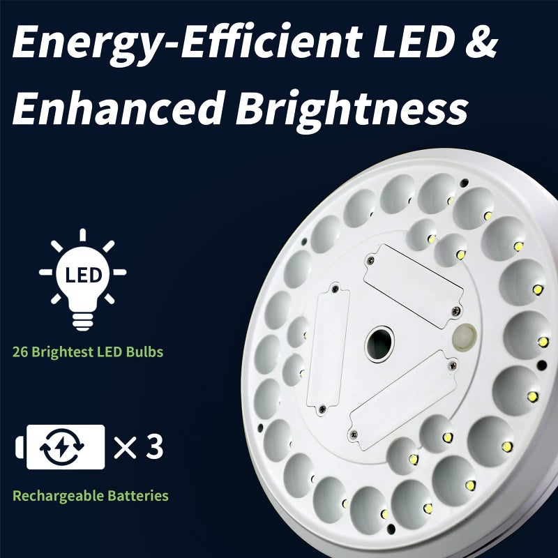 HOOPLE Flag Pole Light Solar Powered - Waterproof, Solar Flag Pole Light for 15 to 25 Ft In-Ground Flag Pole, Super Bright Flag Pole Solar Light from Dusk to Dawn for 12+ Hours, Auto On/Off (26 LED) - Image 3